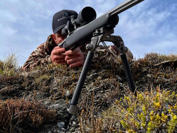 Backlanz Precision Long Range Bipod - Picatinny/Carbon Legs *Made in NZ*