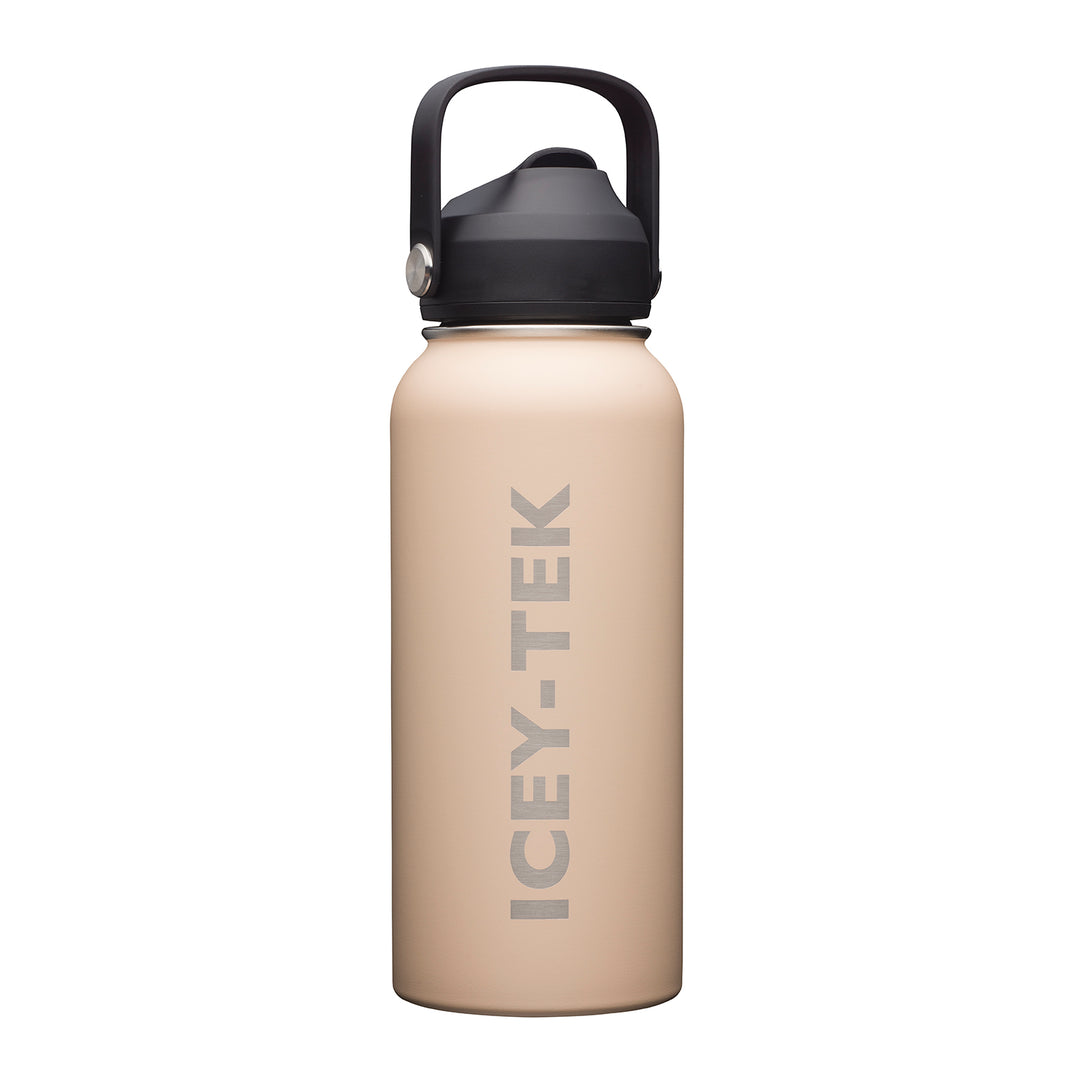 Icey-Tek Insulated Drink Bottle with Straw 950ml