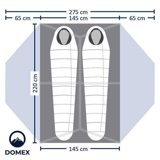 Domex Ascent 2-3 Person High Country Tent