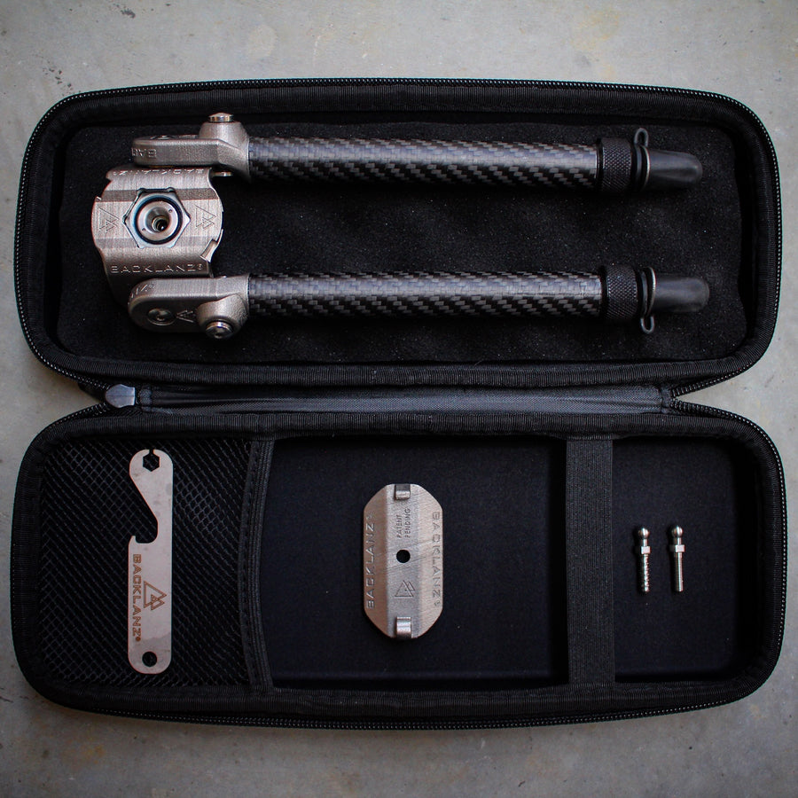 Backlanz Carbon Bipod w/Universal Mounting Bracket