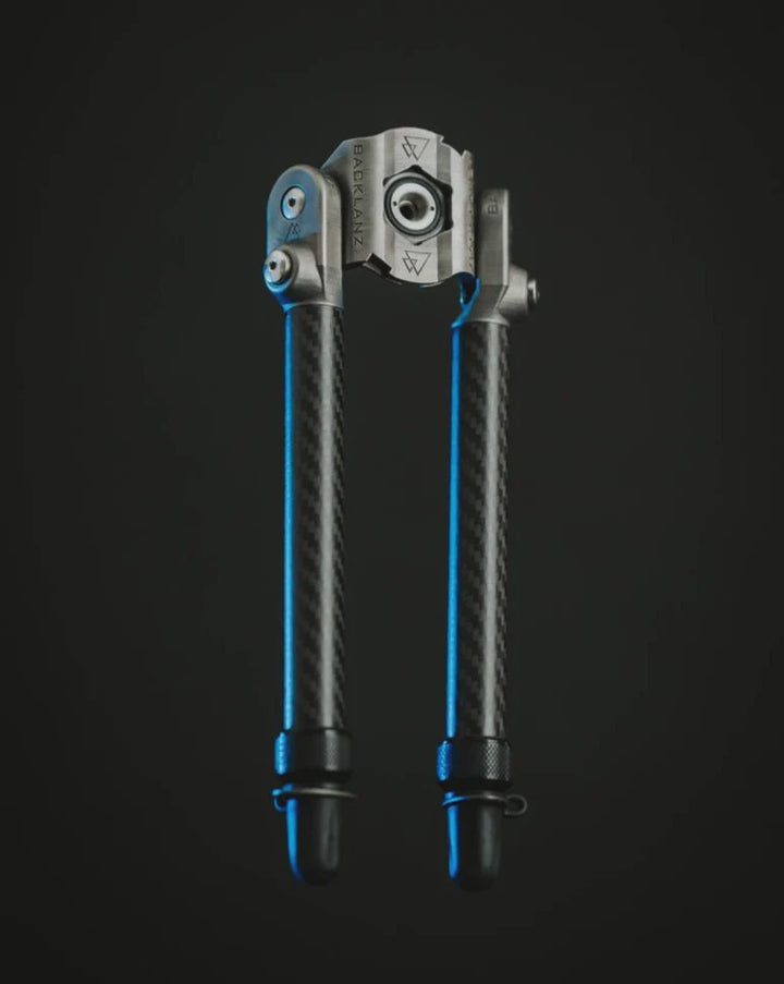 Backlanz Carbon Bipod w/Universal Mounting Bracket