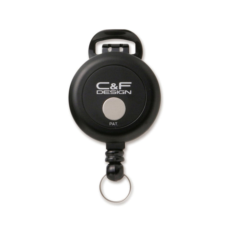 C&F Fly Fishing Pin on Reel With Fly Catcher - Black