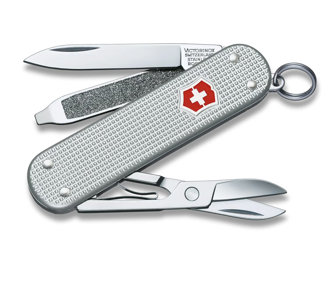 Victorinox Classic SD Compact Swiss Army Knife - Alox - Silver