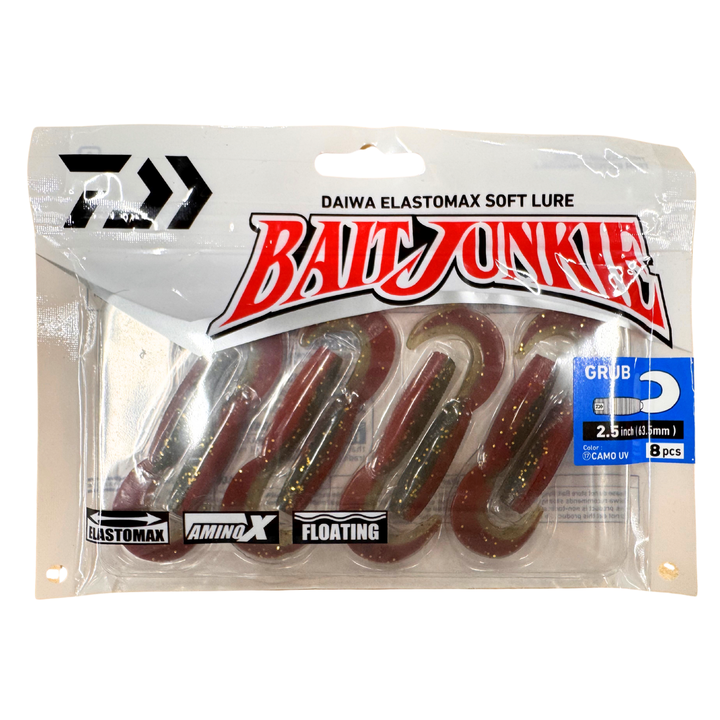 BaitJunkie Soft Lure 2.5" Grub (8pc)