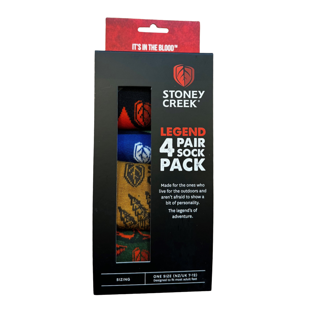 Stoney Creek Legend 4 Pair Sock Pack