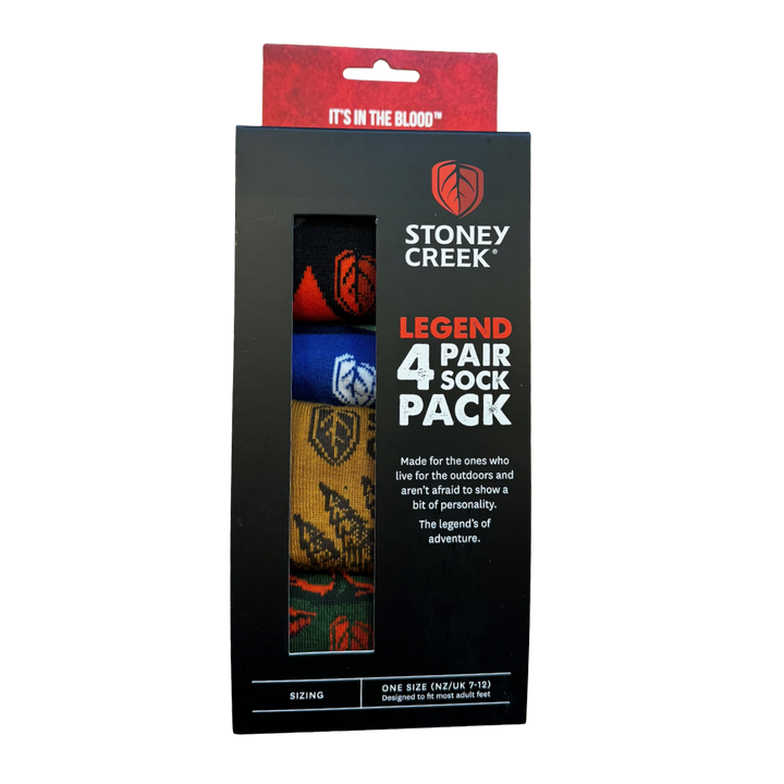 Stoney Creek Legend 4 Pair Sock Pack