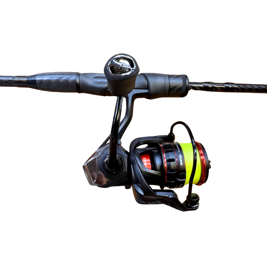 Okuma Softbait Spin MC Nano 2pc Rod (8'8 2-4kg) with Ceymar HD 2500 Reel (W/BRAID)