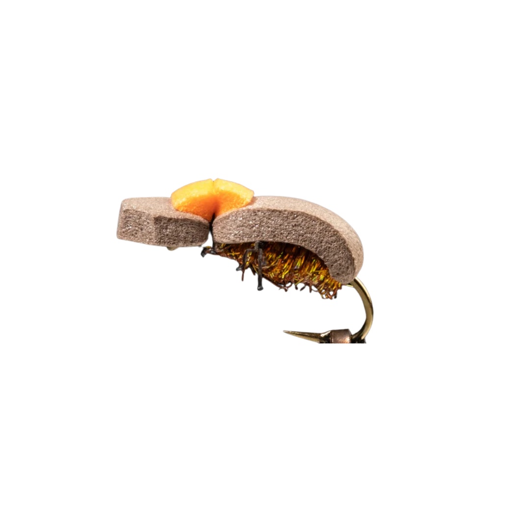 Foam Brown Beetle - Manic Fly Collection