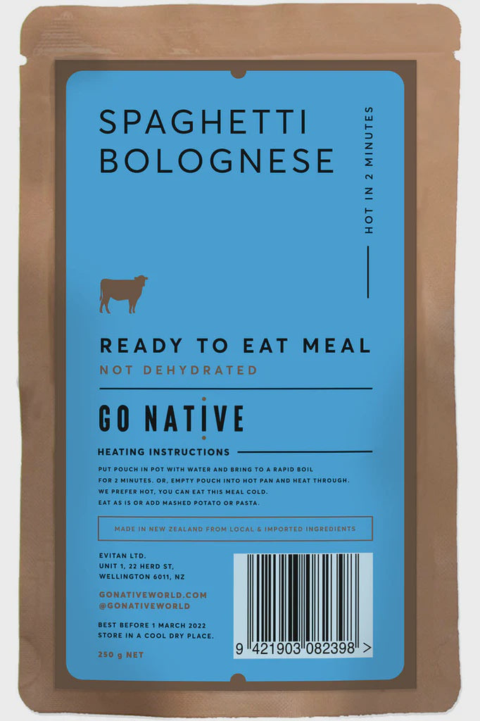Go Native Meals - Spaghetti Bolognese