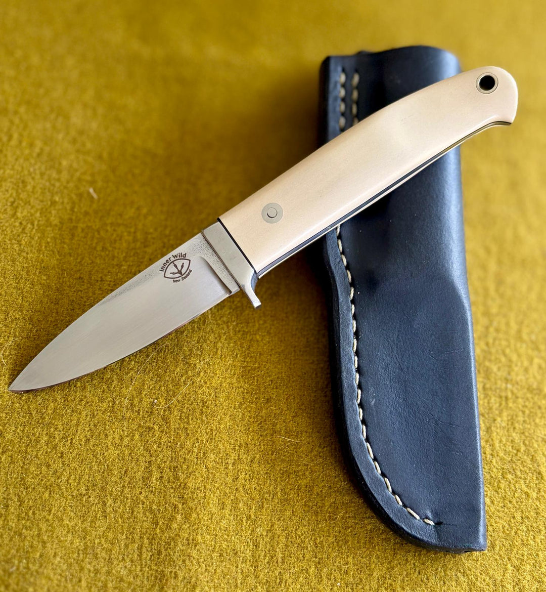 Inner Wild - Small Hunter - Ivory Paper Micarta