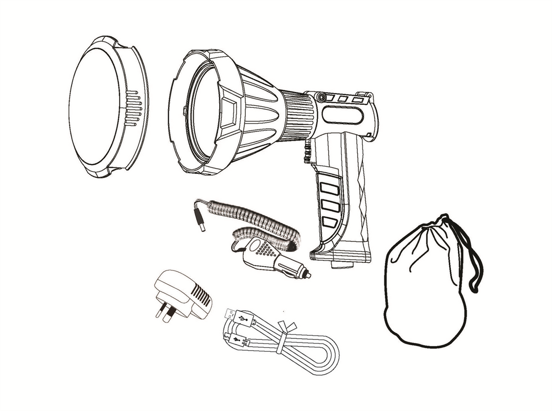 Perfect Image Spotlight Hunter Series LED P4000 - Rechargeable