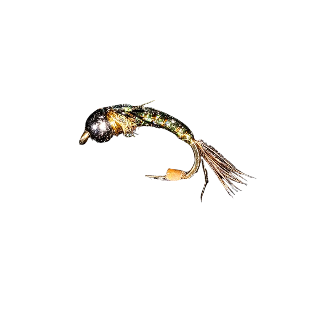 River Ninja Olive #14 - Manic Fly Collection