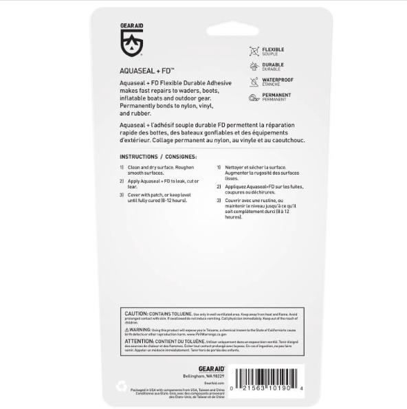 Gear Aid Aquaseal + FD Repair Kit