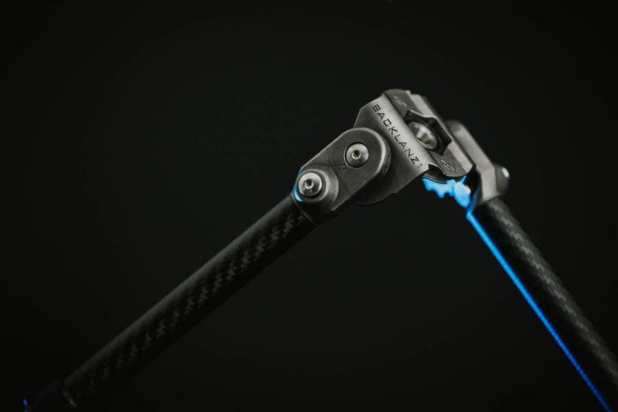 Backlanz Carbon Bipod w/Universal Mounting Bracket