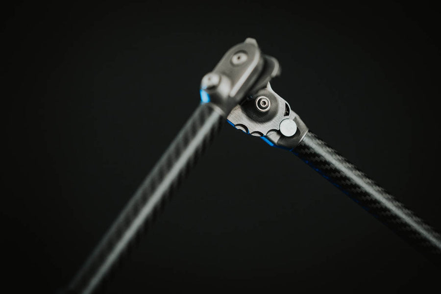 Backlanz Carbon Bipod w/Universal Mounting Bracket