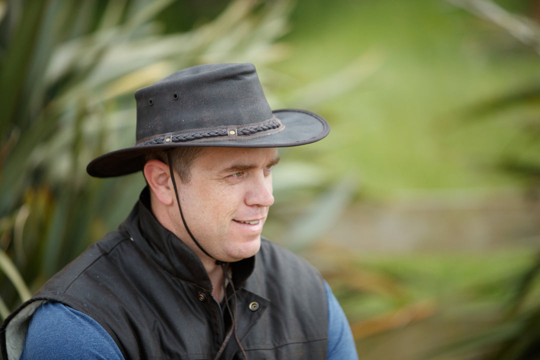 Outback Ironbark Leather Hat