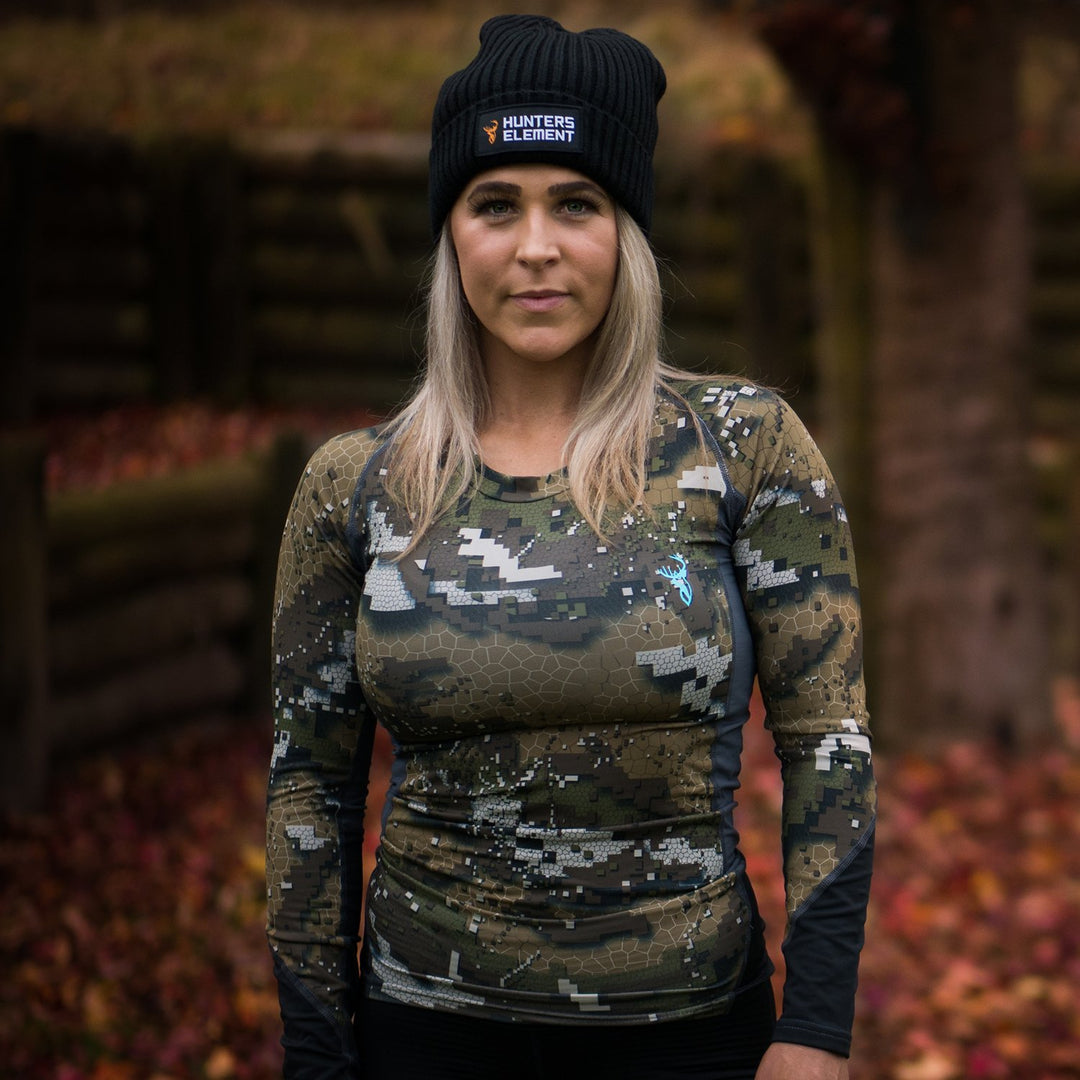 Hunters Element Womens Core Top - Desolve Veil