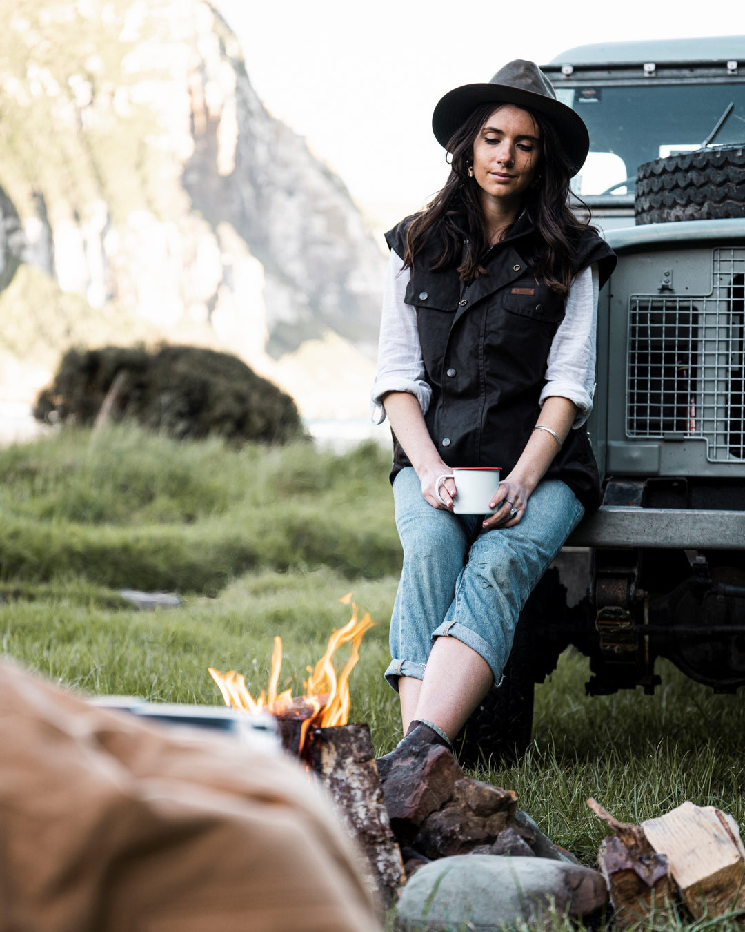 Outback Oilskin Sleeveless Vest