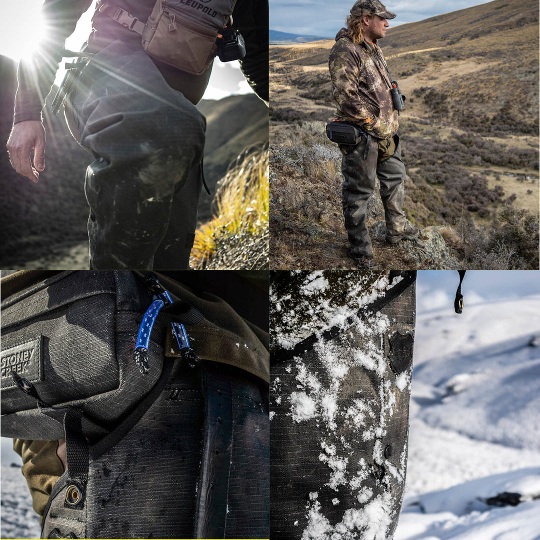 Stoney Creek Black Shield Canvas Chaps