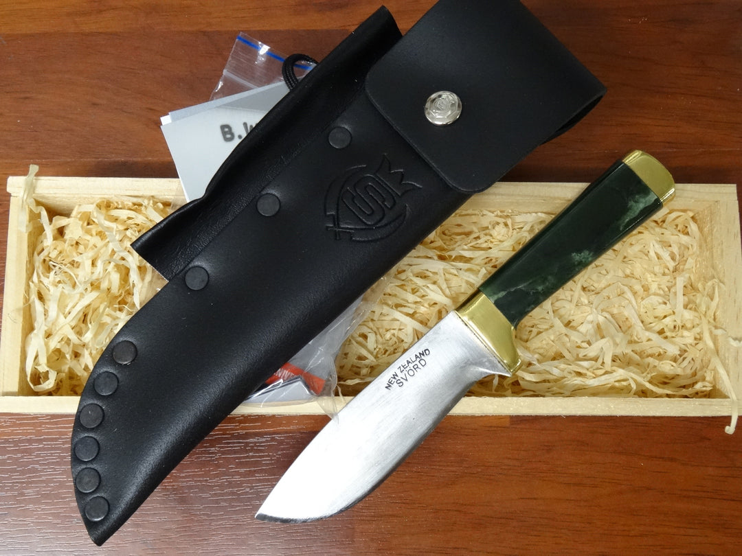 Svord Pounamu Greenstone Drop Point 4"