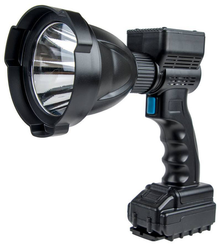 Night Saber 6500 Lumens Rechargeable &amp; Corded Hand-Held 120mm 65w LED Spotlight