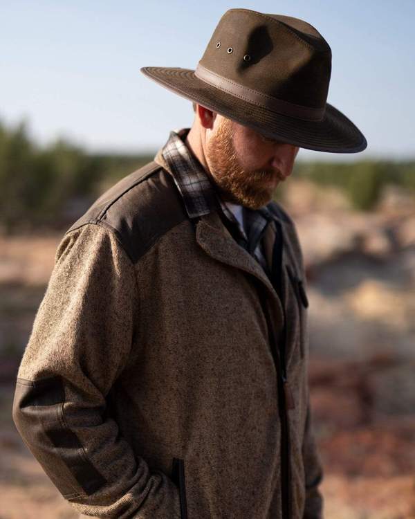Outback Deer Hunter Oilskin Hat